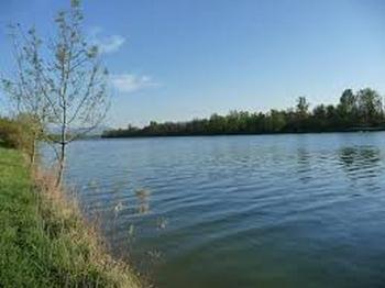 Paysage d'étang propice à la pêche du brochet